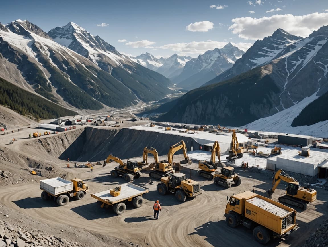 Chantier de montagne